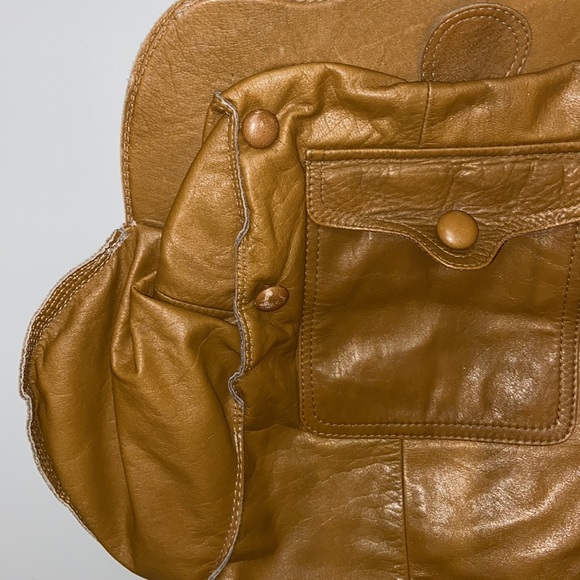 RARE Ashley Watson bag recycled leather, Vancouver Artist, every bag is unique! - Picture 4 of 11